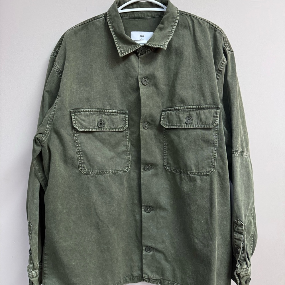 TNA button up over shirt